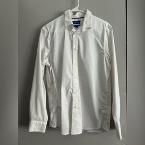 Apt. 9 White Men’s Long-Sleeve Button-Up Dress Shirt